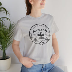 The Hideout Lake Ariel Tee — Vintage Lakeside Cabin T-Shirt