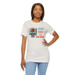 100 Days of School Having A Ball Unisex Tee