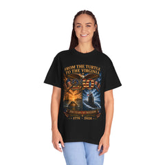 250th Anniversary - From the Bushnell Turtle to the Virginia Class Submarine 1776-2026 Tee