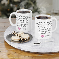 I would rather share one lifetime with you | LOR Movie Quote,Valentine Gift,Gift For Him,Anniversary Gift,Boyfriend Gift,Husband Gift