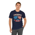 Fireworks Expert, If I Run You Run, Sunglasses  Graphic, Unisex Jersey Short Sleeve Tee