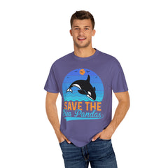 Save The Sea Pandas Comfort Colors Unisex Garment-Dyed T-shirt