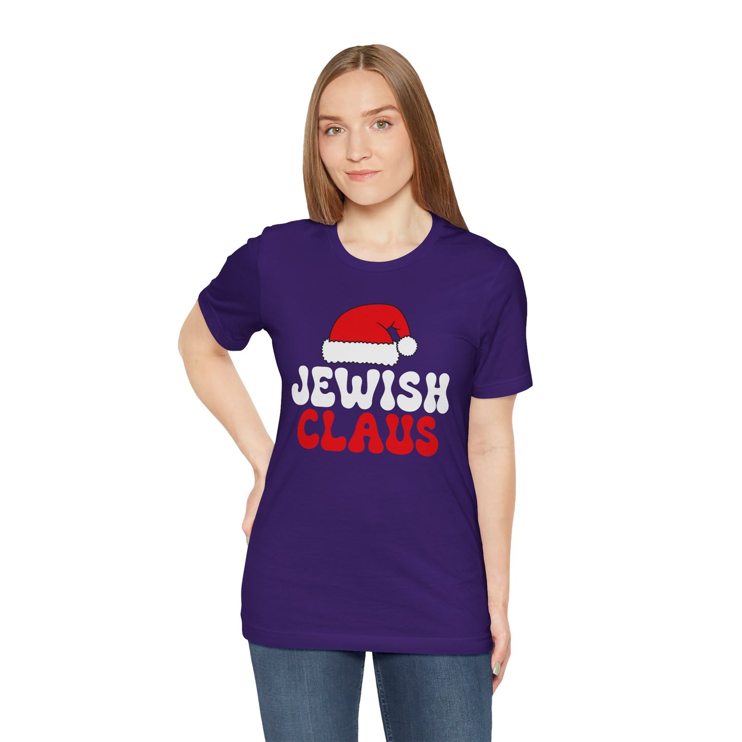 Santa Jewish Claus - Unisex Jersey Short Sleeve Tee