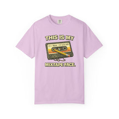 Mixtape Face T-Shirt — Retro Cassette Music Graphic Tee