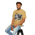 UFO Meets Cowboy Unisex Garment Shirt -Dyed  T Shirt