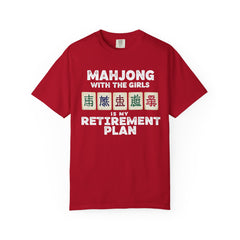 Mahjong Retirement Plan Unisex T-Shirt - Fun Gift for Friends