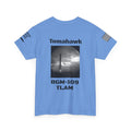 USN Periscope view, Submarine Launched Tomahawk Missile with Dolphins Unisex Jersey Short Sleeve Tee