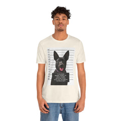 K9 Mugshot Personalized with your Dog T-Shirt