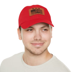 RED Friday unisex ball cap with Leather Patch (Rectangle)