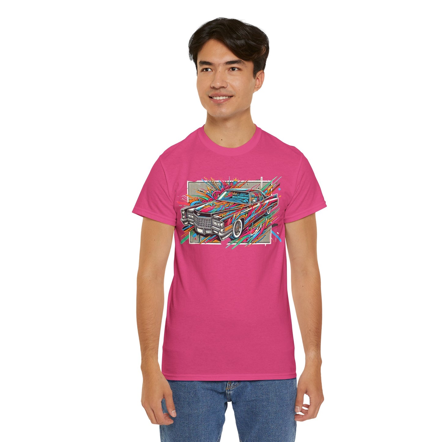 Graffiti Mania Cadillac Eldorado Graphic - Unisex Heavy Cotton Tee