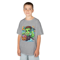 Kids Halloween Frankenstein Monster Tee