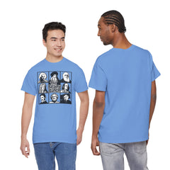 The Brainy Bunch Tee — Vintage Scientist Portraits Graphic T-Shirt