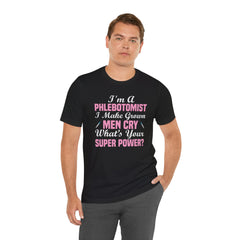 Phlebotomist Humor Tee, Funny Medical Shirt, Nurse Gift, Blood Tech Wear, Cute Phlebotomy Humor, Healthcare Apparel