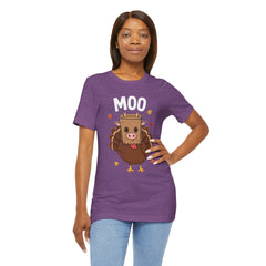 Funny Thanksgiving Turkey Moo T‑Shirt - Unisex Tee