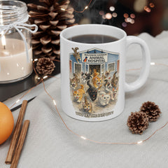 Who Let The Cats Out Baldwin Harbor Animal Hospital Ceramic Mug – (11oz/15oz)