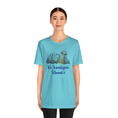 Éí Aanighóó Áhoolé Navajo The Truth Is Out There UFO Unisex Short Sleeve Tee