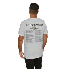 41 For Freedom FBM Fleet Ballistic Missile Submarine Unisex Jersey Short Sleeve Tee