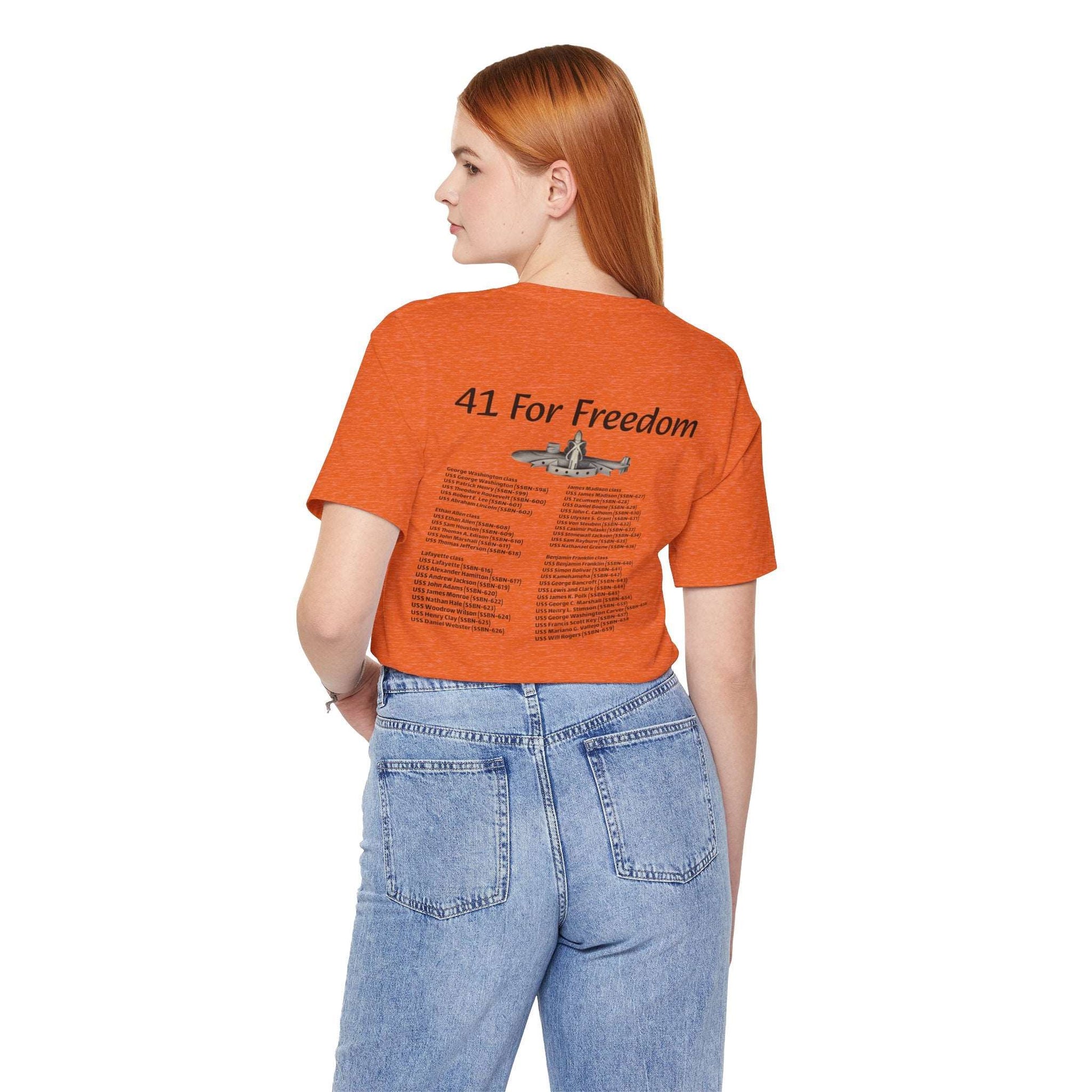 41 For Freedom Unisex Jersey Short Sleeve Tee