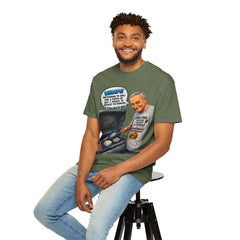 Grill Master Grandpa Funny BBQ T-Shirt — "Whoops! Pretending to Grill for a Photo" Graphic Tee