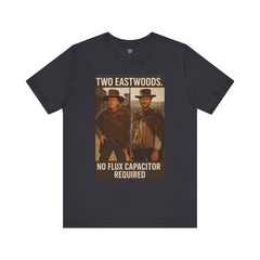 Vintage Western T-Shirt - Two Eastwoods - No Flux Capacitor Required