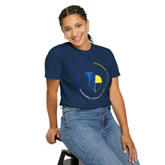 Blue French Horn & Yellow Umbrella T-Shirt — HIMYM Fan Tee