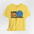 Live Love Volleyball T Shirt,gift for her,gift for him,volleyball gift,sports tee,team shirt,player gift,coach gift,Love Volleyball,Spike it