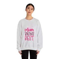 MUM KNOWS BEST SweatShirt,Mums Day Gift,Mum lover gift,Mum inspired shirt,mothers day present,birthday gift,unique mum gift,best mum ever