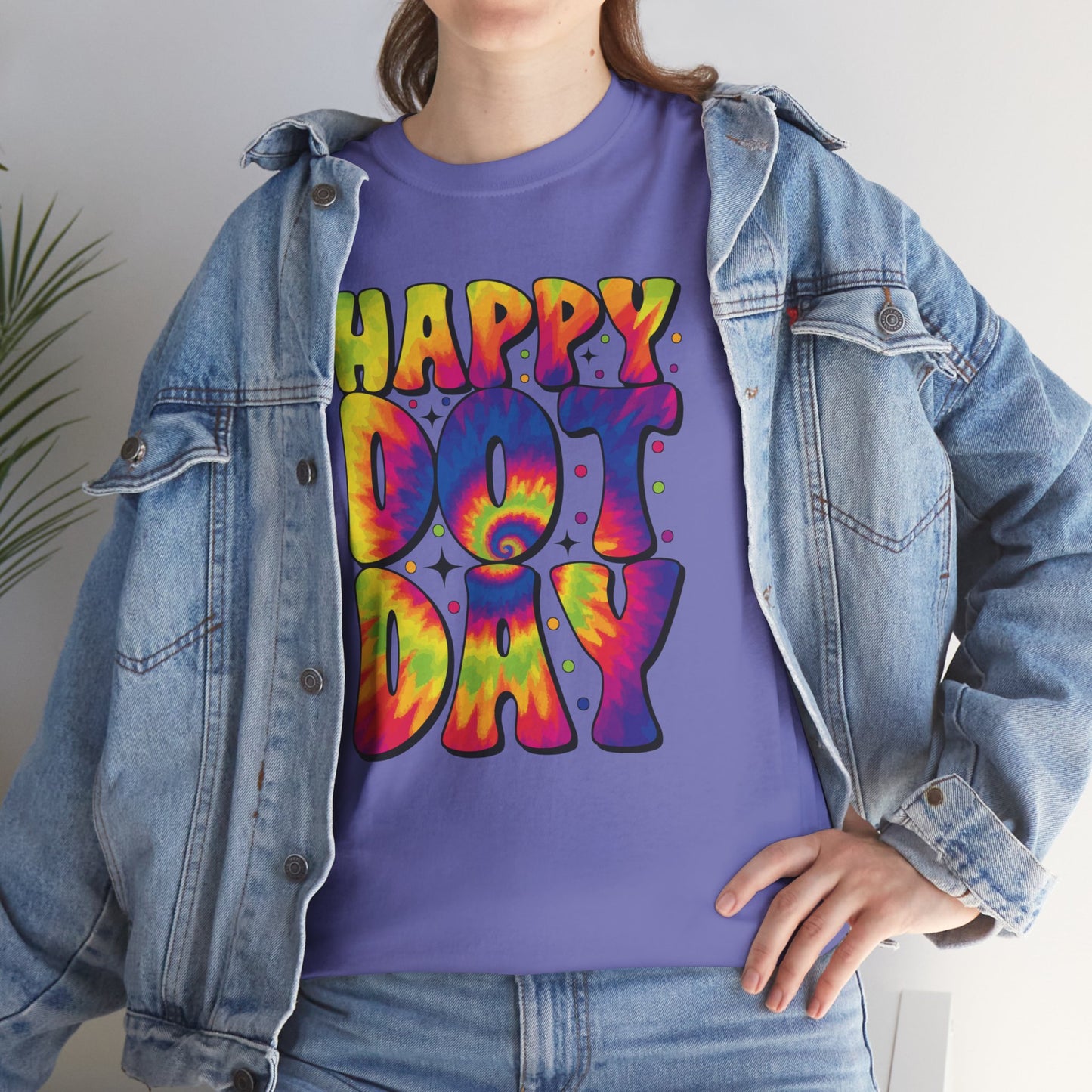 HAPPY DOT DAY - Graphic Unisex Heavy Cotton Tee