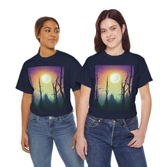 Serene Nature Graphic Tee, Aesthetic T-Shirt, Cozy Casual Wear, Gift for Nature Lovers, Perfect for Outdoor Adventures