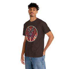 Fiery Fire Dragon - Graphic Unisex Heavy Cotton Tee