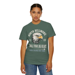 Your Home Town Personalized Eagle T‑Shirt — "Small Town, Big Heart"