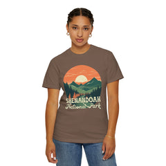 Shenandoah National Park Graphic, Comfort Colors Soft Relaxed Fit Unisex Garment-Dyed T-shirt