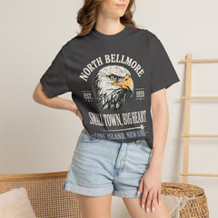 Your Home Town Personalized Eagle T‑Shirt — "Small Town, Big Heart"