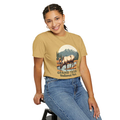 Grand Teton National Park Graphic, Comfort Colors Soft Relaxed Fit Unisex Garment-Dyed T-shirt