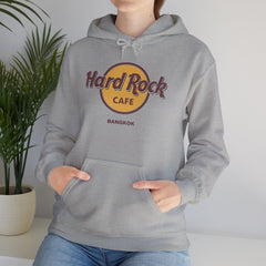 Hard Rock Cafe Bangkok Vintage Logo Hoodie — Retro Pullover