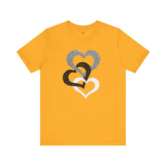 Triple Heart Design Tee
