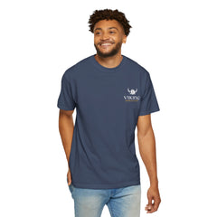 Viking World Tour T-Shirt, Garment-Dyed Apparel, Unisex Graphic Tee, Norse Mythology Gift, Festival Attire, Casual Wear