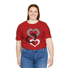 Triple Heart Design Tee