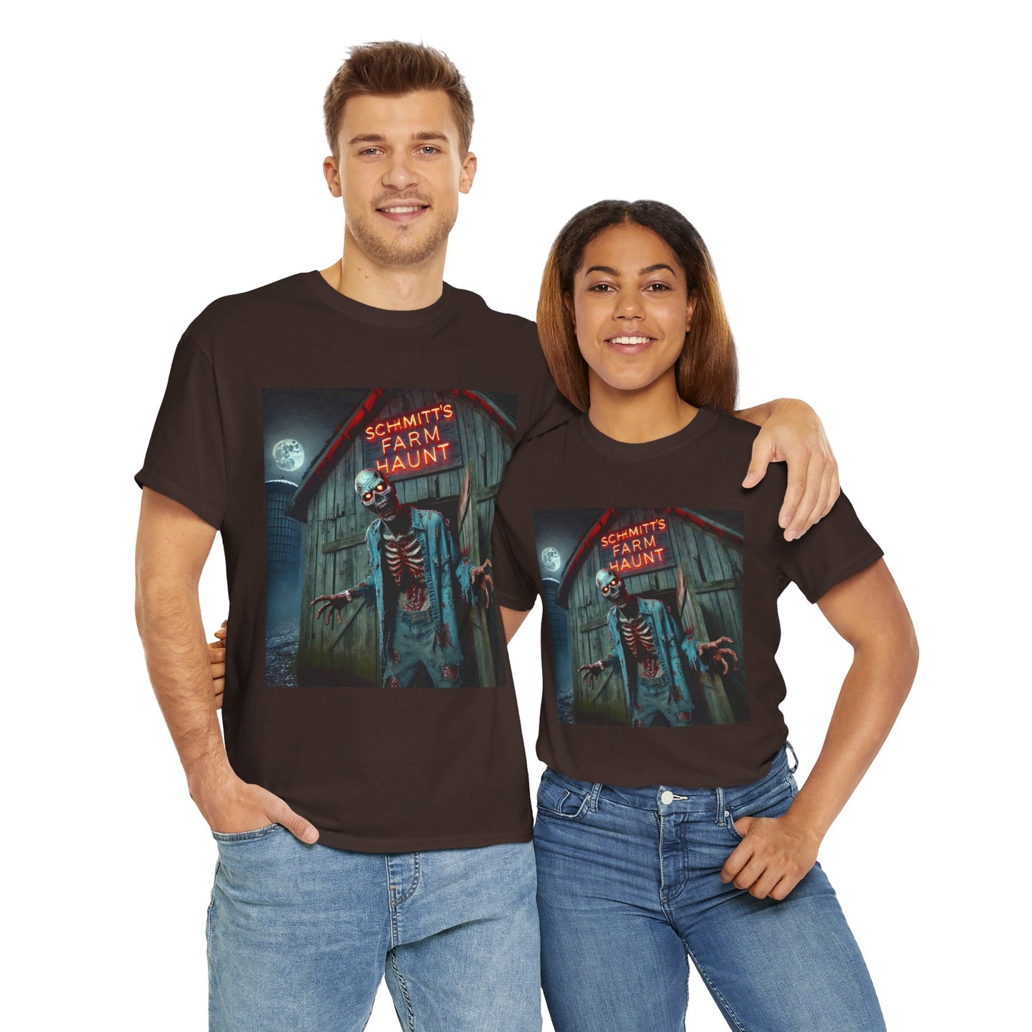 BARN ZOMBIE! Graphic Unisex Heavy Cotton Tee