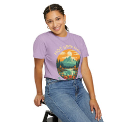 Hot Springs National Park Graphic, Comfort Colors Soft Relaxed Fit Unisex Garment-Dyed T-shirt