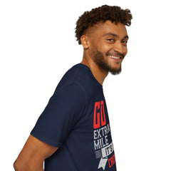 Go The Extra Mile Its Never Crowded Unisex Softstyle T-Shirt