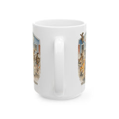 Who Let The Cats Out Baldwin Harbor Animal Hospital Ceramic Mug – (11oz/15oz)