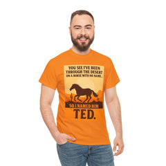 Desert Adventure Tee, Funny Horse Song T-Shirt, Gift for Horse Lovers, Unisex Cotton Tee for All Occasions, Unique Quote Shirt