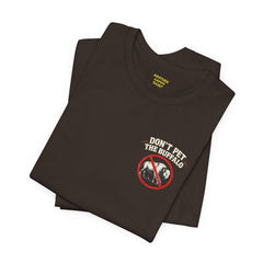 Montana Rules Tee - “3 Things You Don’t Do in Montana: Don’t Pet the Buffalo, Outdrink Canadians, Mess with Cowboy Music”