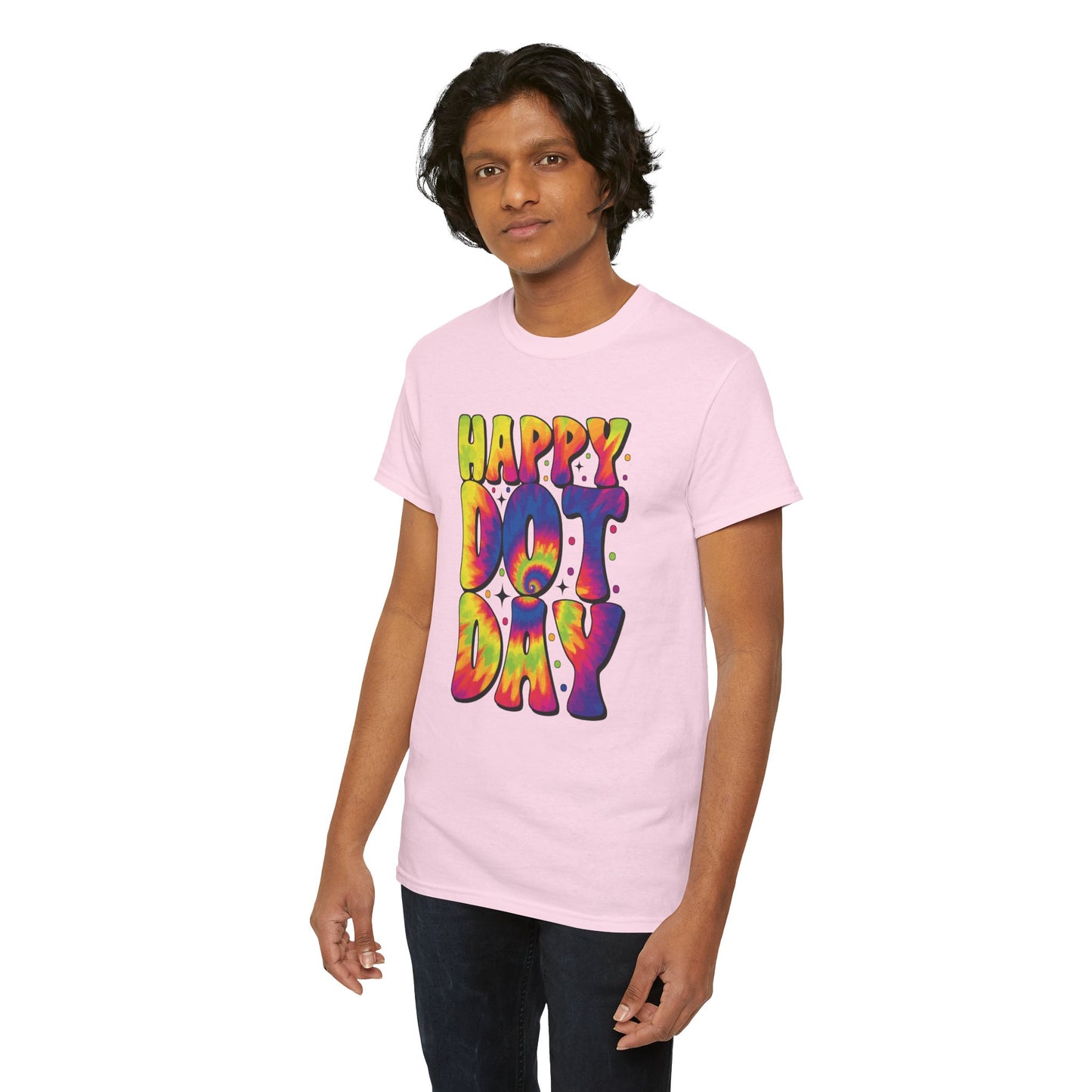 HAPPY DOT DAY - Graphic Unisex Heavy Cotton Tee