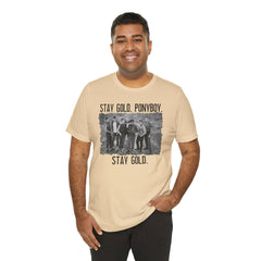 The Outsiders Shirt, Front and Back Images, Greasers Characters Shirt, Unisex Jersey Short Sleeve Tee