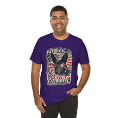 Personalized with your Dogs name and image - Patriotic Dog T-Shirt