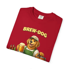 Golden Retriever Brewer Beer T-Shirt — Cute Brew-Dog Graphic Tee