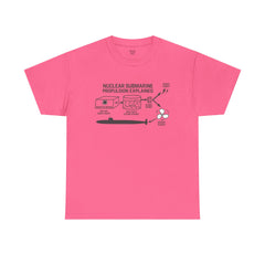 Nuclear Submarine Propulsion Explained Tee, Science Shirt, Geeky Gift, Educational Apparel, STEM Fashion, Nerdy T-Shirt