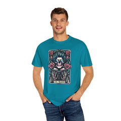 TAROT CARD WEED T Shirt, Vintage Style tee, Skeleton Reader Graphic Tee, Weed Lover, Smoke Cannabis tee, Relaxed Fit tee, Stoner Lifestyle